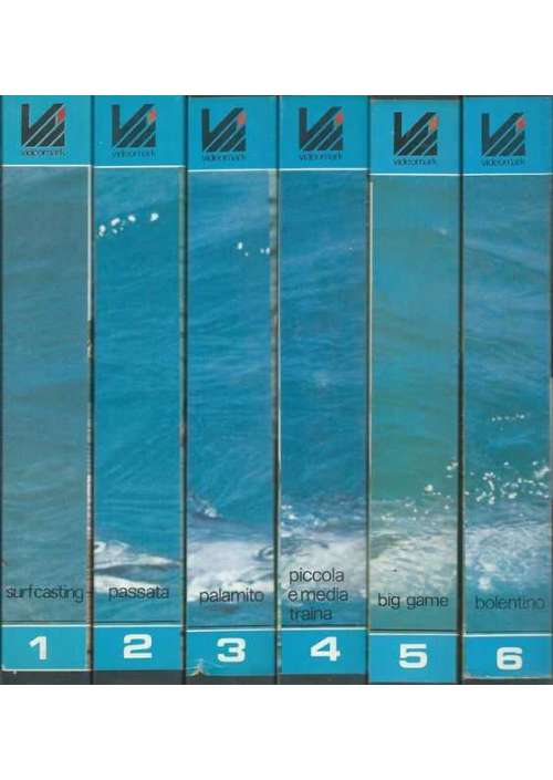 Video Enciclopedia della pesca (6 vhs)