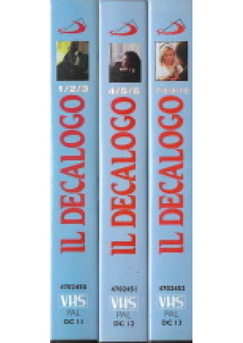 Il Decalogo (3 Vhs)