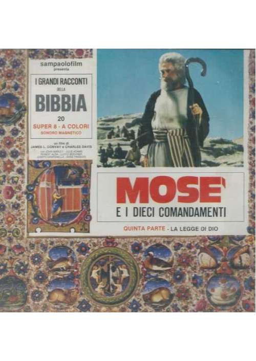 I Grandi racconti della Bibbia - Mose' e i 10 comandamenti (Super8)