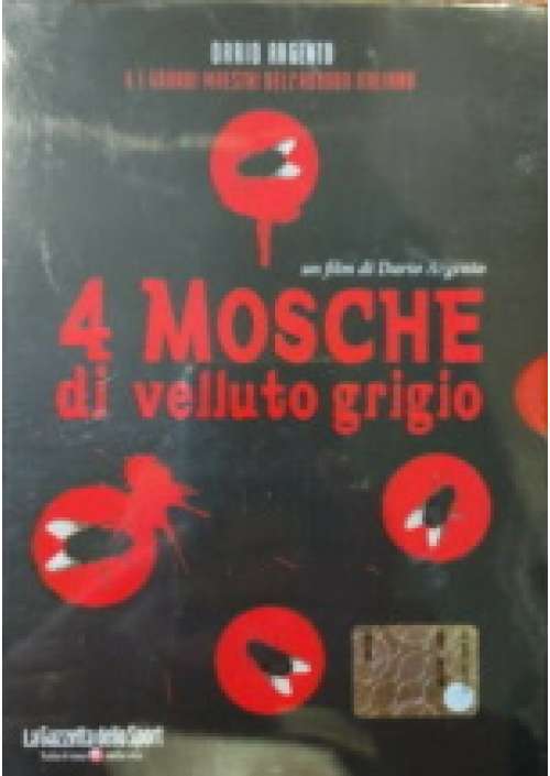 4 Mosche di velluto grigio