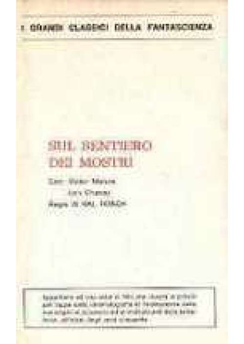 Sul sentiero dei mostri