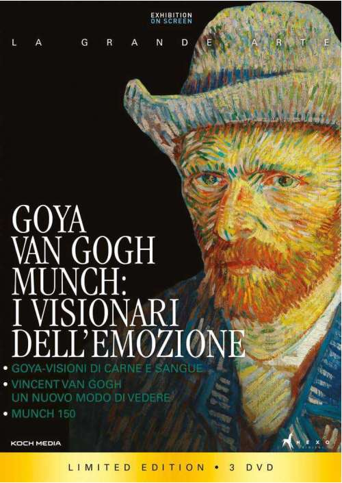 Goya, Van Gogh, Munch I Visionari Dell'Emozione (3 Dvd)