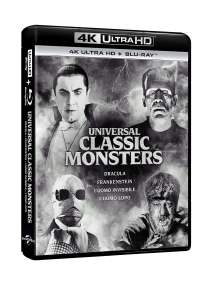 Universal Classic Monsters Collection Vol 1 (4 4K Ultra Hd+4 Blu-Ray)