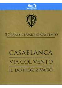 Casablanca / Via Col Vento / Il Dottor Zivago (3 Blu-Ray)